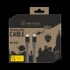 Cablu Împletit Tactical Fat Man USB-C la Lightning, 1m, Gri Cablu Împletit Tactical Fat Man USB-C la Lightning, 1m, Gri (Bakr, 57983117400) by www.silkase.ro