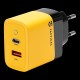 Încărcător Rețea Tactical Microgrid GaN 45W (USB-C + USB-A), Galben (Bakr, 57983117437) by www.silkase.ro