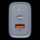 Încărcător Rețea Tactical Microgrid GaN 45W (USB-C + USB-A), Gri (Bakr, 57983117438) by www.silkase.ro