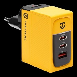Încărcător Rețea Tactical Nett Warrior GaN 100W (2x USB-C + USB-A), Galben Încărcător Rețea Tactical Nett Warrior GaN 100W (2x USB-C + USB-A), Galben