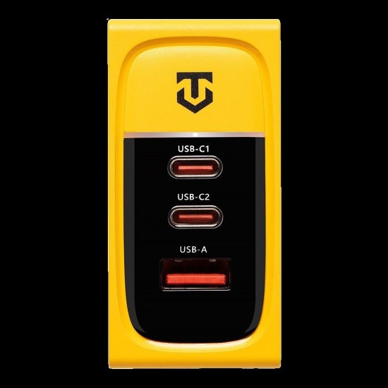 Încărcător Rețea Tactical Nett Warrior GaN 100W (2x USB-C + USB-A), Galben Încărcător Rețea Tactical Nett Warrior GaN 100W (2x USB-C + USB-A), Galben (Bakr, 57983117439) by www.silkase.ro