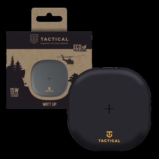 Pad de Încărcare Wireless Tactical WattUp, Negru (Bakr, 57983117440) by www.silkase.ro