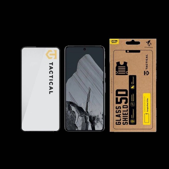 Folie de Sticlă 5D Tactical Glass Shield pentru Google Pixel 8 Pro, Neagră Folie de Sticlă 5D Tactical Glass Shield pentru Google Pixel 8 Pro, Neagră (Bakr, 57983118238) by www.silkase.ro