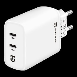 Încărcător Rețea Tactical Base Plug Dual 40W (2x USB-C), Alb