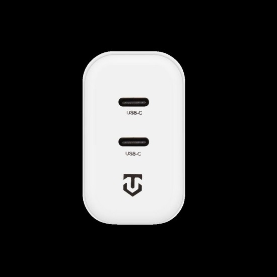Încărcător Rețea Tactical Base Plug Dual 40W (2x USB-C), Alb (Bakr, 57983118429) by www.silkase.ro