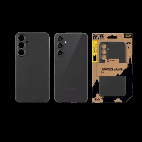 Husa Tactical MagForce Aramidă (MagSafe) pentru Samsung Galaxy S23 FE, Neagră (Bakr, 57983118526) by www.silkase.ro