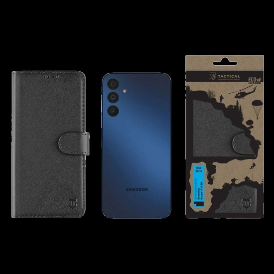 Husa Tactical Field Notes pentru Samsung Galaxy A15 4G/5G, Black Husa Tactical Field Notes pentru Samsung Galaxy A15 4G/5G, Black (Bakr, 57983118540) by www.silkase.ro