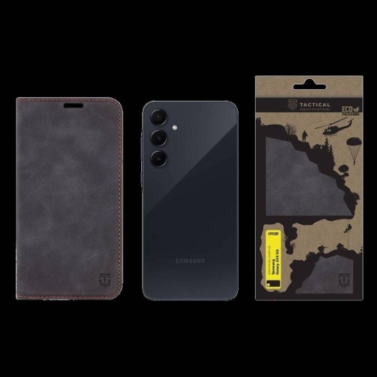 Husa Tactică Tactical Xproof pentru Samsung Galaxy A55 5G, Negru (Black Hawk) (Bakr, 57983118583) by www.silkase.ro