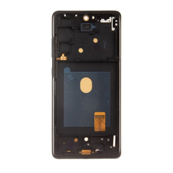Modul Display LCD cu Touchscreen și Ramă pentru Samsung Galaxy S20 FE (G780/G781), Bleumarin (Bakr, 57983118616) by www.silkase.ro