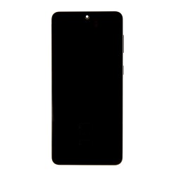 Modul Display LCD cu Touchscreen și Ramă pentru Samsung Galaxy S21+ (G996), Negru (Phantom Black)