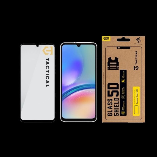 Folie de Sticlă 5D Tactical Glass Shield pentru Samsung Galaxy A05 / A05s, Neagră Folie de Sticlă 5D Tactical Glass Shield pentru Samsung Galaxy A05 / A05s, Neagră (Bakr, 57983118750) by www.silkase.ro