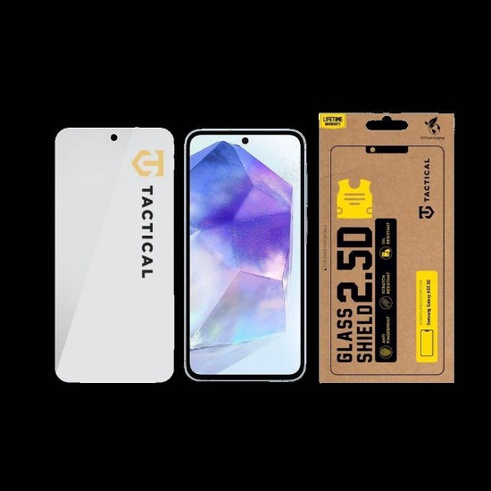 Folie de Sticlă Tactical Glass Shield 2.5D pentru Samsung Galaxy A55 5G, Transparentă Folie de Sticlă Tactical Glass Shield 2.5D pentru Samsung Galaxy A55 5G, Transparentă (Bakr, 57983118854) by www.silkase.ro