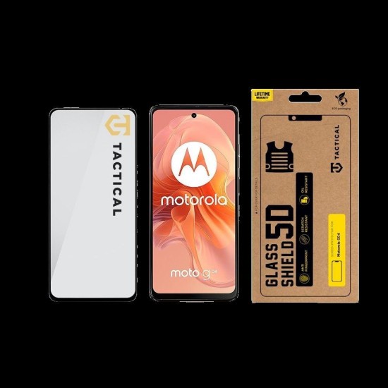Folie de Sticlă 5D Tactical Glass Shield pentru Motorola G04, Neagră Folie de Sticlă 5D Tactical Glass Shield pentru Motorola G04, Neagră (Bakr, 57983118873) by www.silkase.ro