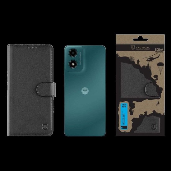 Husa Tactical Field Notes pentru Motorola G04, Neagra Husa Tactical Field Notes pentru Motorola G04, Neagra (Bakr, 57983118878) by www.silkase.ro