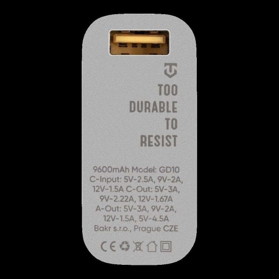 Baterie Externă Tactical EDC Brick 9600mAh, Gri (Raw) Baterie Externă Tactical EDC Brick 9600mAh, Gri (Raw) (Bakr, 57983118917) by www.silkase.ro