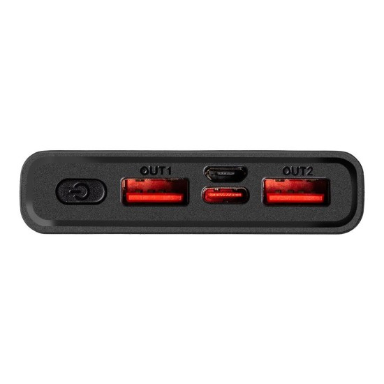 Baterie Externă OBAL:ME EnergyPulse 10000mAh, 22.5W, Neagră (Bakr, OMPWB10K) by www.silkase.ro