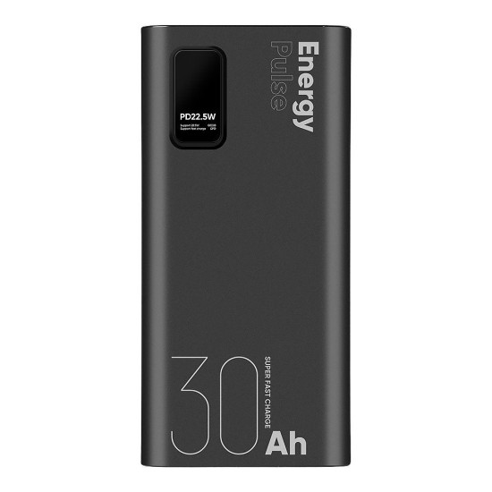 Baterie Externă OBAL:ME EnergyPulse 30000mAh, 22.5W, Neagră (Bakr, OMPWB30K) by www.silkase.ro