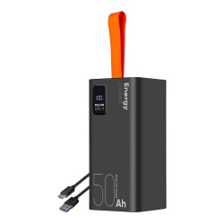 Baterie Externă OBAL:ME EnergyPulse 50000mAh, 22.5W, Neagră