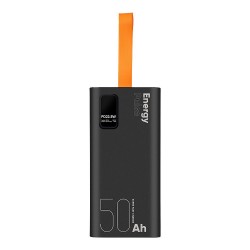Baterie Externă OBAL:ME EnergyPulse 50000mAh, 22.5W, Neagră