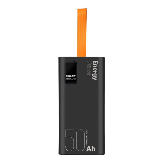 Baterie Externă OBAL:ME EnergyPulse 50000mAh, 22.5W, Neagră (Bakr, OMPWB50K) by www.silkase.ro