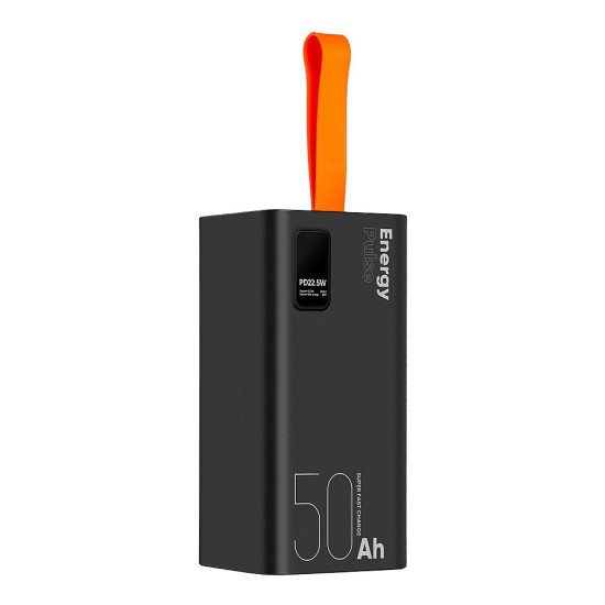Baterie Externă OBAL:ME EnergyPulse 50000mAh, 22.5W, Neagră (Bakr, OMPWB50K) by www.silkase.ro