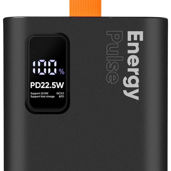 Baterie Externă OBAL:ME EnergyPulse 50000mAh, 22.5W, Neagră (Bakr, OMPWB50K) by www.silkase.ro