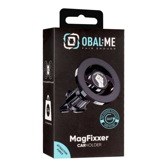 Suport Auto Magnetic OBAL:ME MagFixxer Black Suport Auto Magnetic OBAL:ME MagFixxer Black (Bakr, OMMCH) by www.silkase.ro
