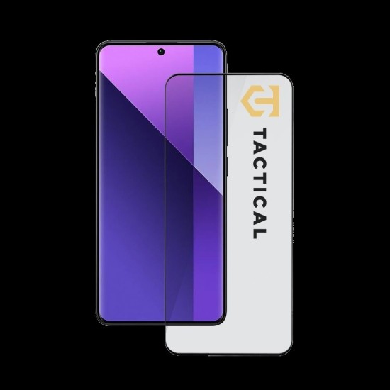 Folie de Sticlă 5D Tactical Glass Shield pentru Xiaomi Redmi Note 13 Pro+ 5G, Neagră (Bakr, 57983119419) by www.silkase.ro