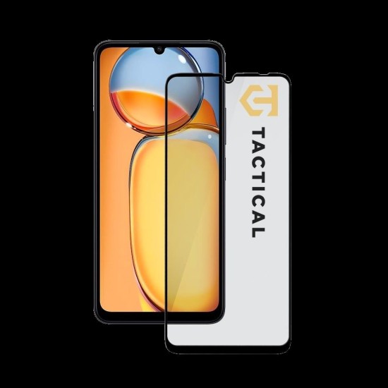 Folie de Sticlă 5D Tactical Glass Shield pentru Xiaomi Redmi 13C 4G / 5G / Poco C65, Neagră (Bakr, 57983119422) by www.silkase.ro