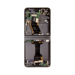 Display LCD Original Samsung Galaxy Z Flip 5 5G (F731) cu Touchscreen și Ramă, Graphite (Service Pack)