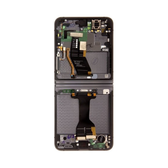 Display LCD Original Samsung Galaxy Z Flip 5 5G (F731) cu Touchscreen și Ramă, Graphite (Service Pack) (Piese Schimb, GH82-31828A) by www.silkase.ro