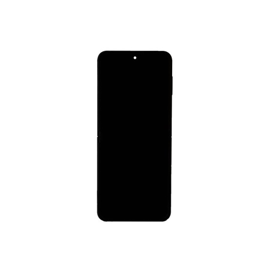Ansamblu Ecran LCD cu Touchscreen și Ramă Samsung Galaxy Z Flip 5 5G (F731) Gri - Original Service Pack (Bakr, GH82-31828E) by www.silkase.ro