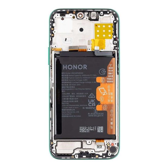 Modul Display LCD cu Touchscreen și Ramă pentru Honor X8b, Verde (Glamorous Green) (Service Pack) (Bakr, H0235AHGF) by www.silkase.ro