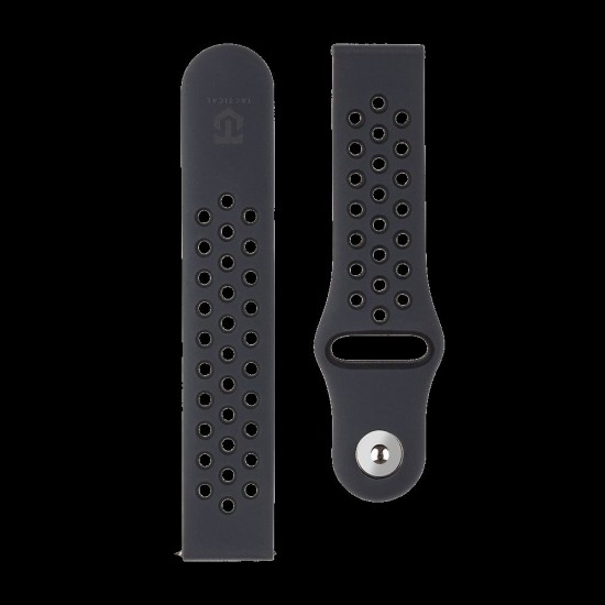 Curea Tactical Dublă din Silicon (856) pentru Ceas 20mm, Neagră Curea Tactical Dublă din Silicon (856) pentru Ceas 20mm, Neagră (Bakr, 57983119924) by www.silkase.ro