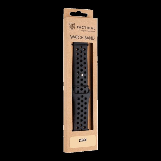 Curea Tactical Dublă din Silicon (856) pentru Ceas 20mm, Neagră Curea Tactical Dublă din Silicon (856) pentru Ceas 20mm, Neagră (Bakr, 57983119924) by www.silkase.ro