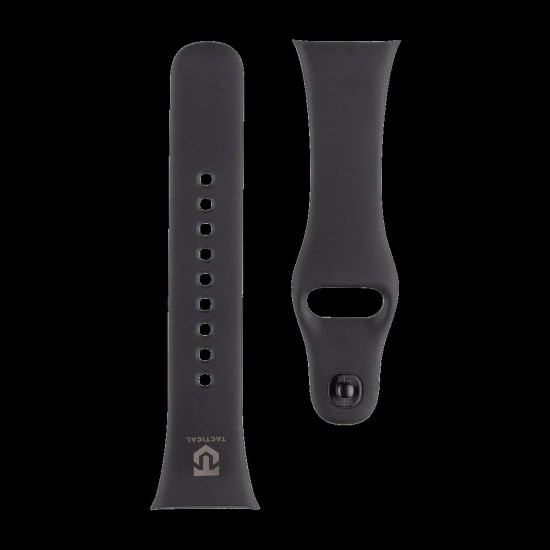 Curea Silicon Tactical (844) pentru Redmi Watch 3, Neagra (Bakr, 57983119981) by www.silkase.ro