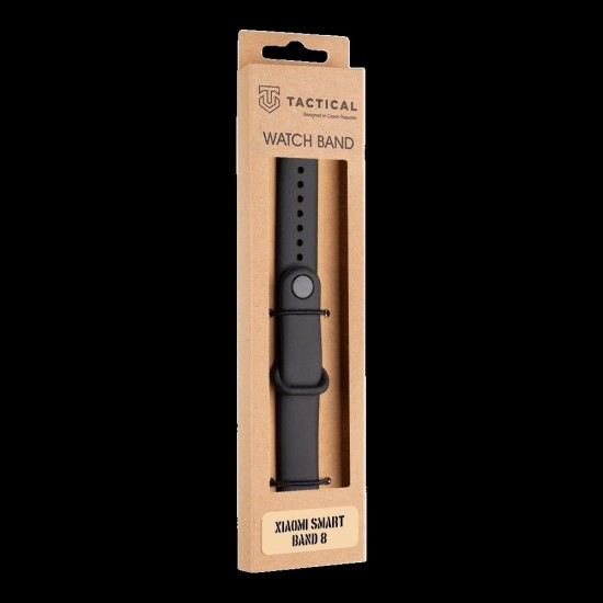 Curea Silicon Tactical (846) pentru Xiaomi Smart Band 8 / 9, Neagra (Bakr, 57983119983) by www.silkase.ro