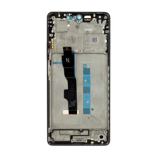 Modul Display LCD cu Touchscreen și Ramă pentru Xiaomi Redmi Note 13 5G, Negru (Graphite Black) (Bakr, 57983120475) by www.silkase.ro