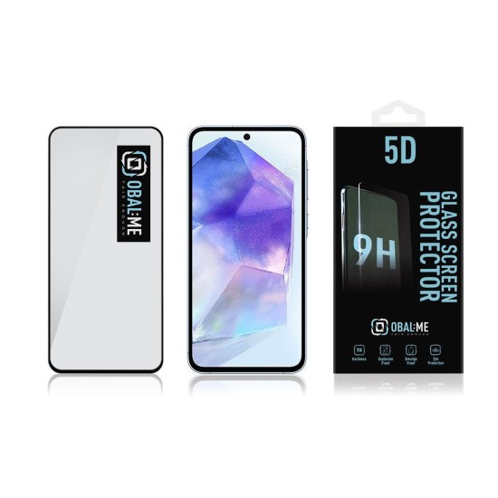 Folie de Sticlă 5D OBAL:ME pentru Samsung Galaxy A55 5G, Neagră Folie de Sticlă 5D OBAL:ME pentru Samsung Galaxy A55 5G, Neagră (Bakr, 57983120606) by www.silkase.ro