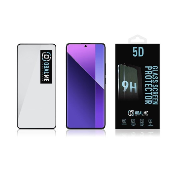 Folie de Sticlă 5D OBAL:ME pentru Xiaomi Redmi Note 13 Pro+ 5G, Neagră Folie de Sticlă 5D OBAL:ME pentru Xiaomi Redmi Note 13 Pro+ 5G, Neagră (Bakr, 57983120612) by www.silkase.ro