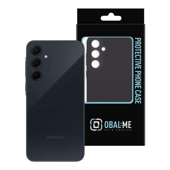 Husa OBAL:ME Matte TPU pentru Samsung Galaxy A35 5G, Neagra (Bakr, 57983120705) by www.silkase.ro