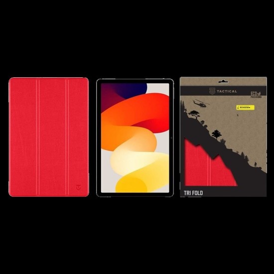 Husa Tactical Book Tri Fold pentru Xiaomi Redmi Pad SE 11", Roșie Husa Tactical Book Tri Fold pentru Xiaomi Redmi Pad SE 11", Roșie (Bakr, 57983120943) by www.silkase.ro