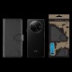 Husa Tactical Field Notes pentru Xiaomi Redmi A3 (2024), Neagra (Bakr, 57983120956) by www.silkase.ro