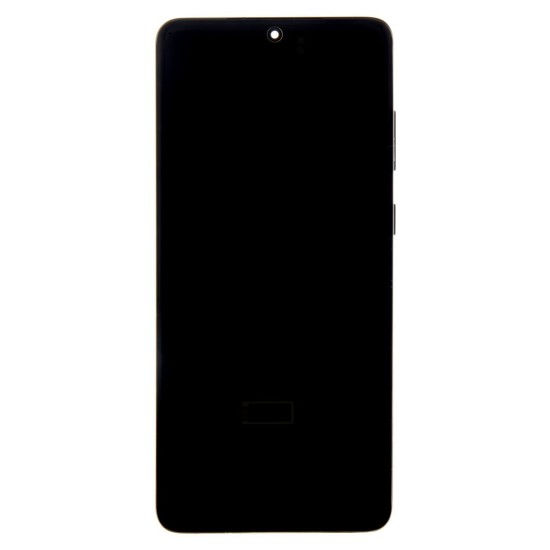 Modul Display LCD cu Touchscreen și Ramă pentru Samsung Galaxy S20+ (G985/G986), Negru (Bakr, 57983120970) by www.silkase.ro