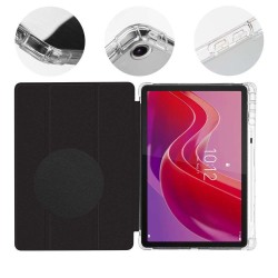Husa OBAL:ME MistyTab (Tip Carte) pentru Lenovo Tab M11 / M11 LTE, Neagra