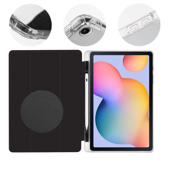 Husa OBAL:ME MistyTab (Tip Carte) pentru Samsung Galaxy Tab S6 Lite (2020/2022/2024), Neagra (Bakr, 57983121053) by www.silkase.ro