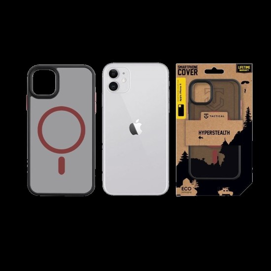 Husa Tactical MagForce Hyperstealth 2.0 pentru iPhone 11, Negru/Roșu Husa Tactical MagForce Hyperstealth 2.0 pentru iPhone 11, Negru/Roșu (Bakr, 57983121081) by www.silkase.ro