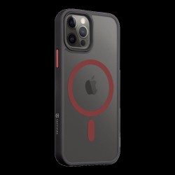 Husa Tactical MagForce Hyperstealth 2.0 pentru iPhone 12 / 12 Pro, Negru/Roșu