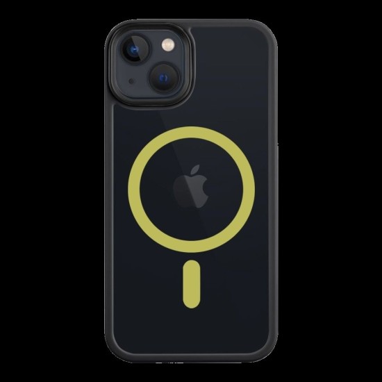 Husa Tactical MagForce Hyperstealth 2.0 pentru iPhone 13, Negru/Galben (Bakr, 57983121084) by www.silkase.ro