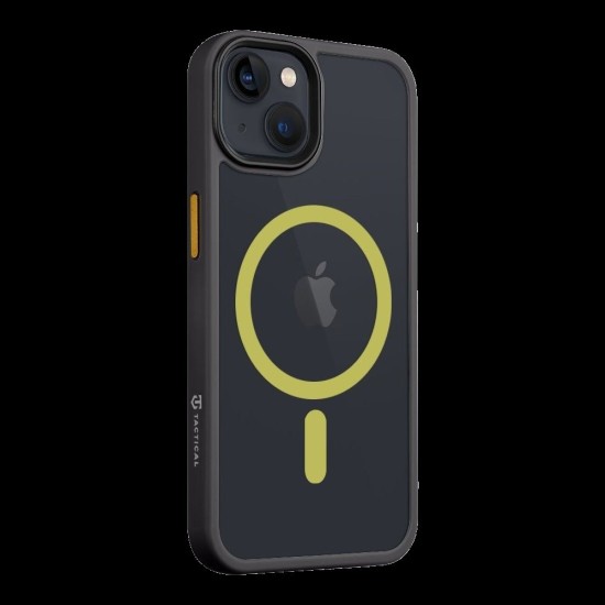 Husa Tactical MagForce Hyperstealth 2.0 pentru iPhone 13, Negru/Galben (Bakr, 57983121084) by www.silkase.ro